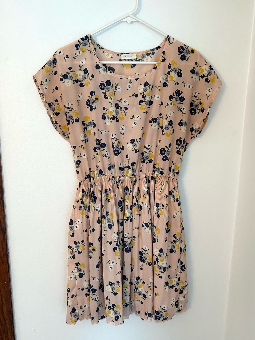 Everly pink floral dress